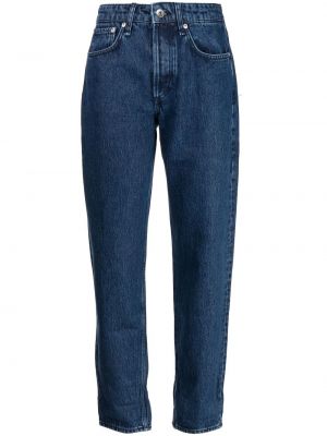 Jeansy skinny bawełniane Rag & Bone niebieskie