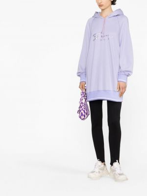 Medvilninis džemperis su gobtuvu Genny violetinė