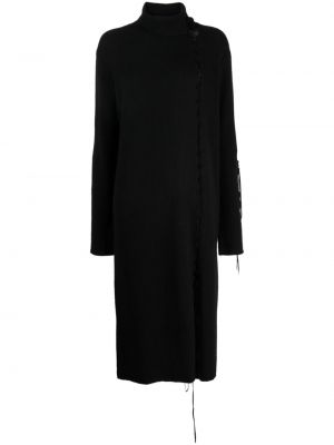 Chunky рокля Yohji Yamamoto черно