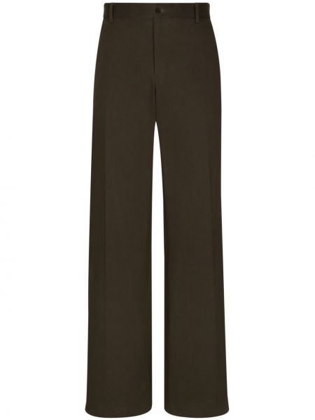 Pantalon en coton Dolce & Gabbana marron