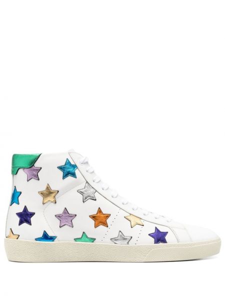 Zapatillas de estrellas Saint Laurent blanco