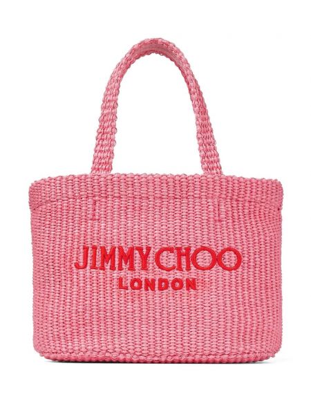 Alışveriş çantası Jimmy Choo pembe