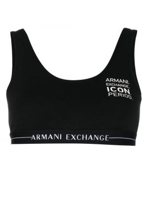 Podprsenka Armani Exchange - Černá