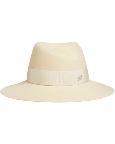 Sombrero con perlas de fieltro Maison Michel