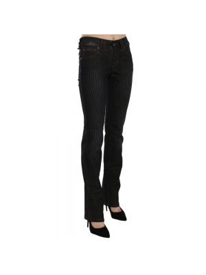 Cord skinny jeans John Galliano schwarz