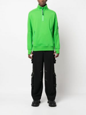 Fleecový svetr jersey C.p. Company zelený