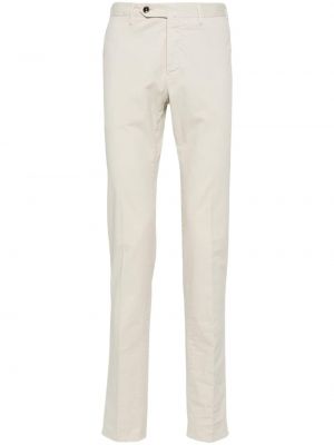 Pantalon chino en coton Pt Torino beige