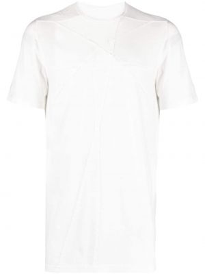 T-shirt en coton col rond Rick Owens Drkshdw blanc