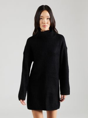 Robe en tricot Abercrombie & Fitch noir