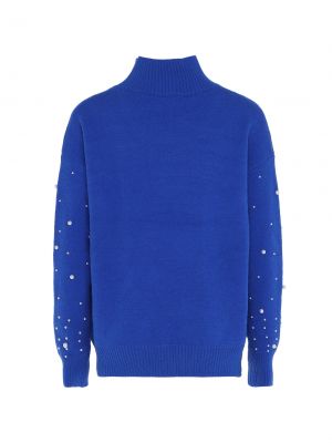 Пуловер Faina синьо
