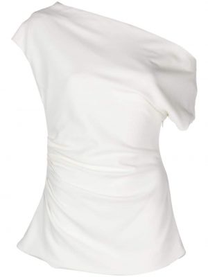 Блуза от креп Proenza Schouler бяло