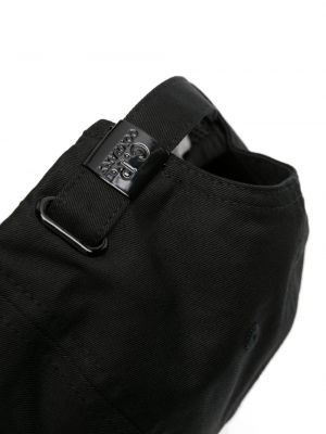Bavlněná kšiltovka s výšivkou C.p. Company černá