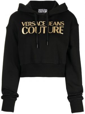 Φούτερ με κουκούλα με σχέδιο Versace Jeans Couture