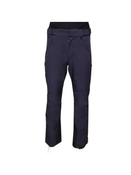 Spodnie Moncler Pre-owned niebieskie