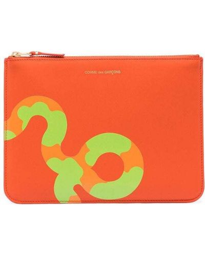 Πορτοφόλι με σχέδιο με μοτίβο φίδι Comme Des Garçons Wallet