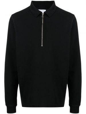 Kort sweatshirt Sunspel sort