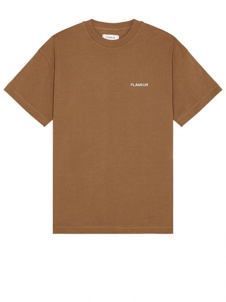 T-shirt Flâneur marron