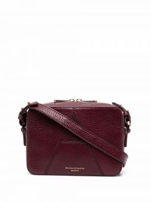 Crossbody väska i läder Aspinal Of London röd