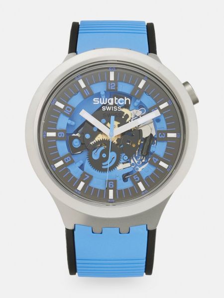 Niebieski zegarek Swatch