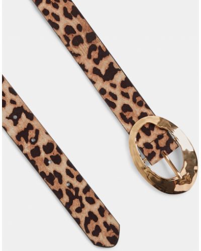 Opasok s leopardím vzorom Dorothy Perkins hnedá