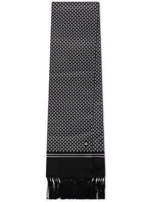 Echarpe à imprimé à motif géométrique Dolce & Gabbana noir