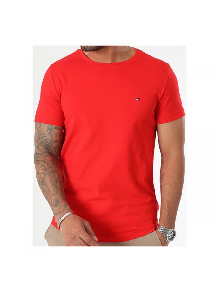 Koszulka z krótkim rękawem Tommy Hilfiger czerwona