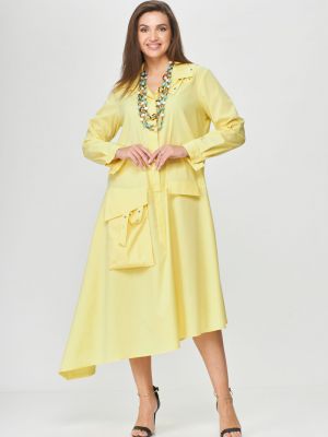 Платье Abbi Clothes желтое