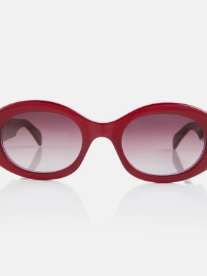 Okulary przeciwsłoneczne Celine Eyewear czerwone