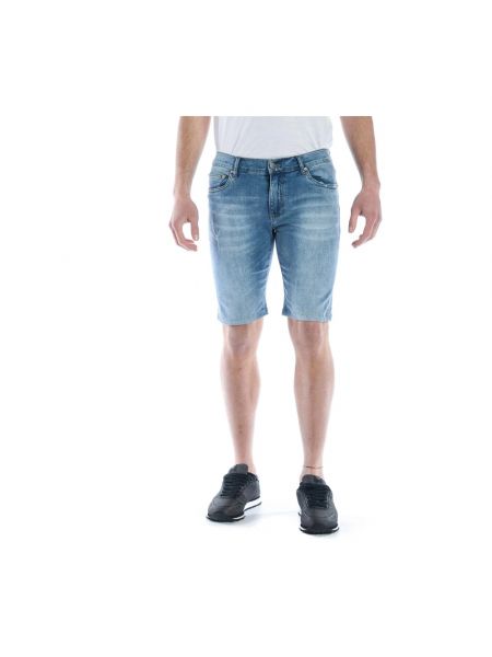 Szorty jeansowe Daniele Alessandrini niebieskie