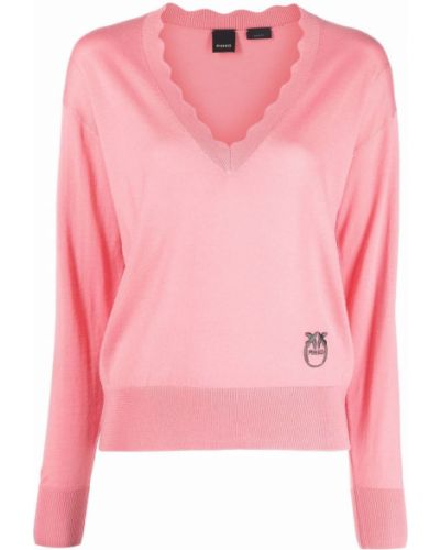 Jersey de punto de tela jersey Pinko rosa