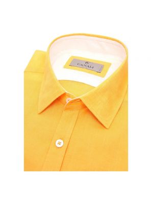 Koszula Canali żółta