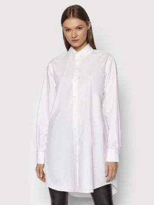 Oversize риза Karl Lagerfeld бяло