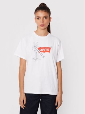 Relaxed топ Levi's® бяло