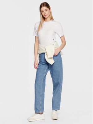 Bluzka Calvin Klein Jeans biała