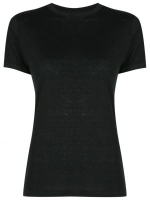 T-shirt con scollo tondo Osklen nero