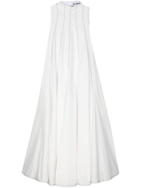 Bavlnené šaty Sunnei biela