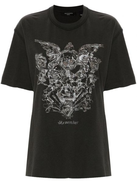 T-shirt Allsaints grå