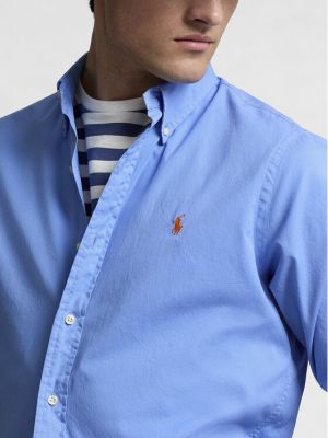 Marškiniai slim fit Polo Ralph Lauren mėlyna