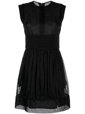 Φλοράλ αμάνικο φόρεμα με σχέδιο Balenciaga Pre-owned μαύρο