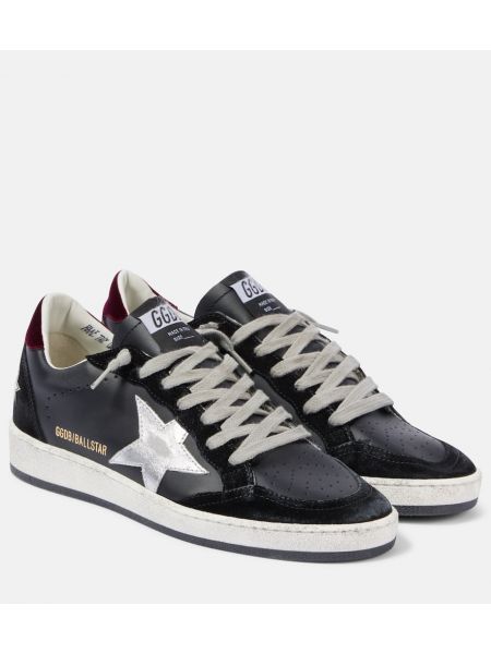 Stjernemønster læder ruskind sneakers Golden Goose