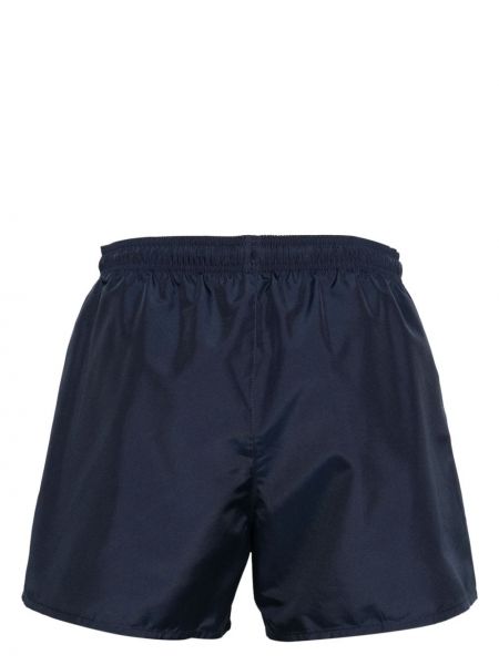 Shorts mit stickerei Emporio Armani blau