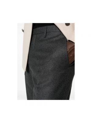 Pantalones de lana slim fit Rota gris