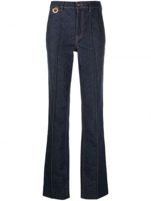 Relaxed fit straight leg-jeans Zimmermann blå