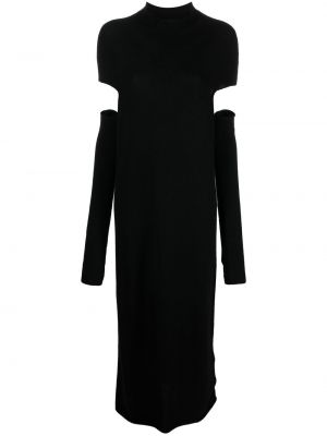 Sukienka długa Yohji Yamamoto - Сzarny