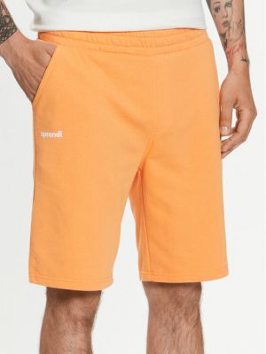 Priliehavé športové šortky Sprandi oranžová