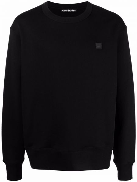 Sweatshirt mit rundhalsausschnitt Acne Studios schwarz