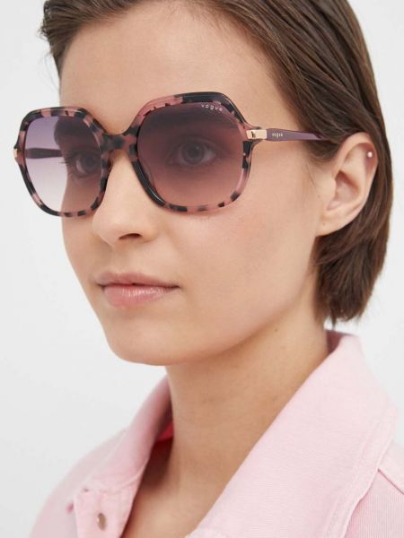 Różowe okulary przeciwsłoneczne Vogue