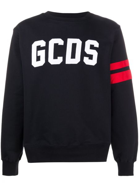 Sweatshirt mit stickerei Gcds schwarz