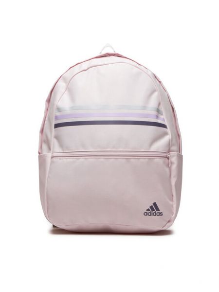 Pruhovaný batoh Adidas ružová