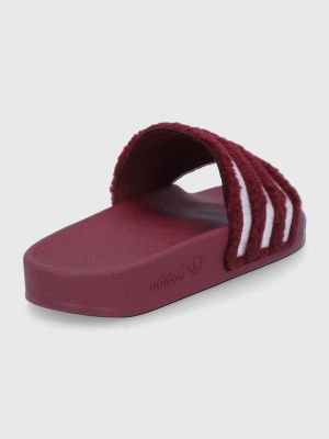 Pantofle Adidas Originals fialové